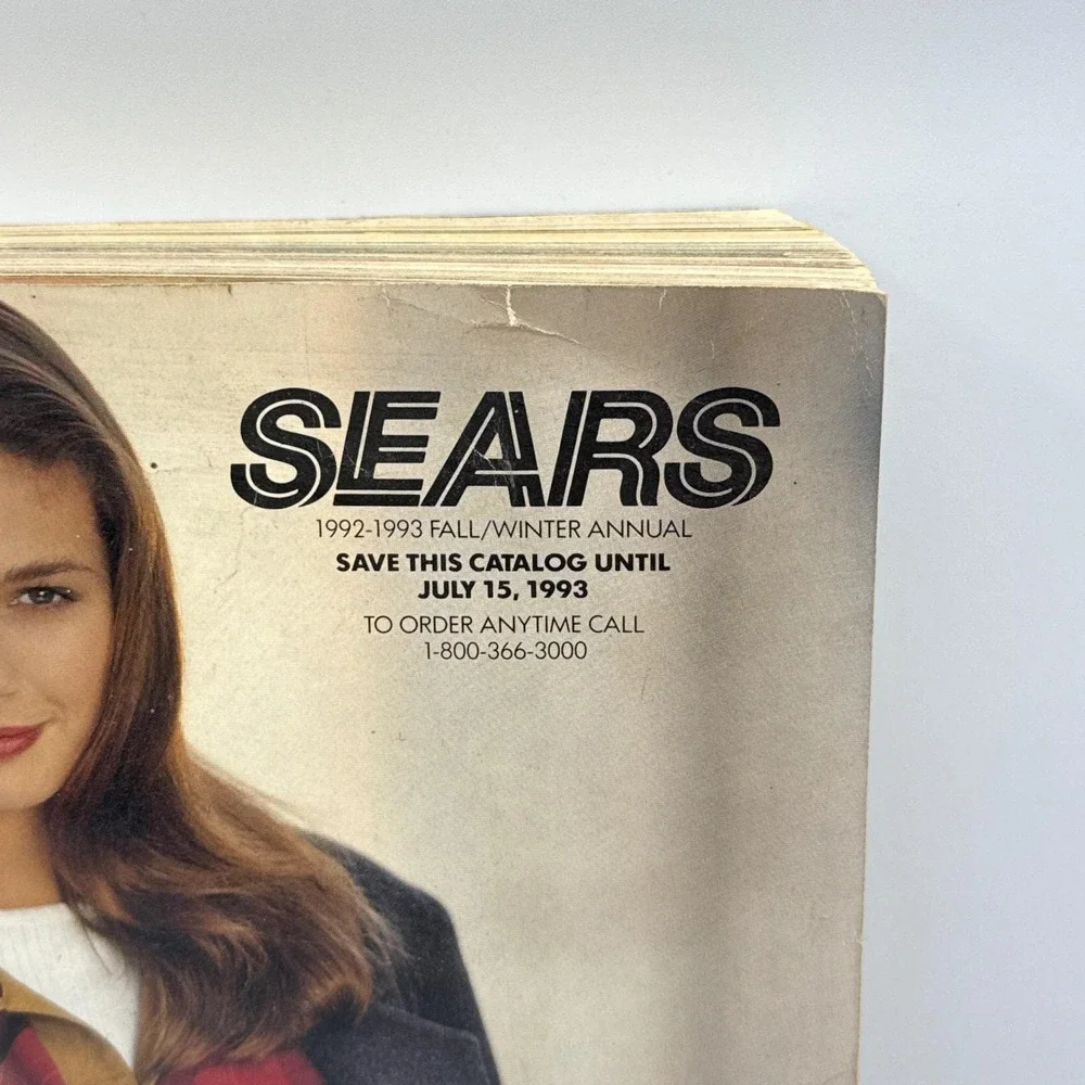 Sears 1992-1993 Fall Winter Annual Catalog Vintage 90s Fashion Home Book Edition